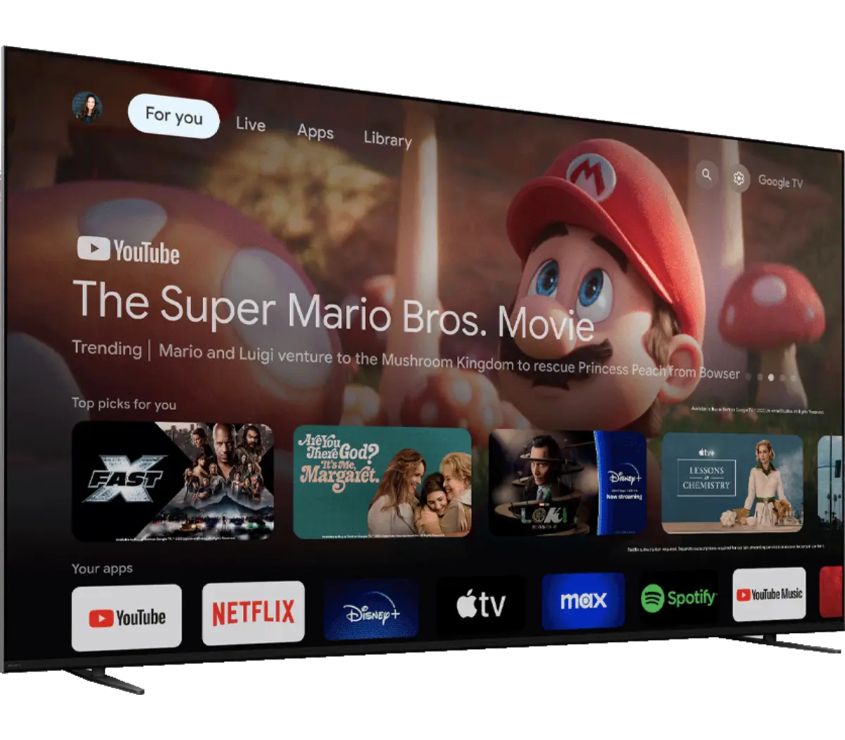 Sony - 65" Class BRAVIA 7 Mini LED QLED 4K UHD Smart Google TV - (2024)